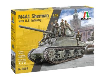 1-35 M4A1 SHERMAN CON FANTERIA
