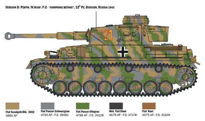 1-35 Panzer IV F1-F2-CON SOLDATI