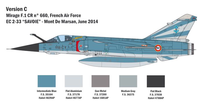 1-48 MIRAGE F1 CT-CR