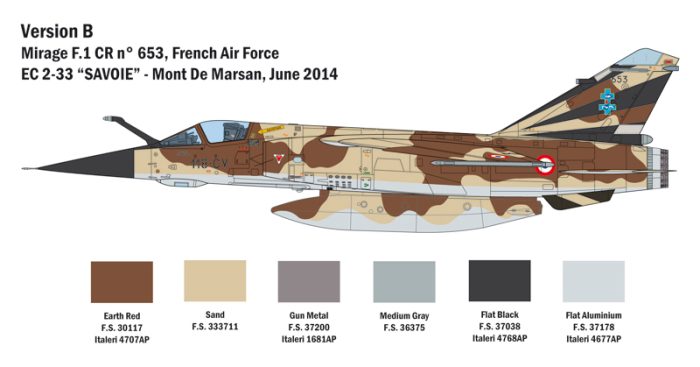 1-48 MIRAGE F1 CT-CR