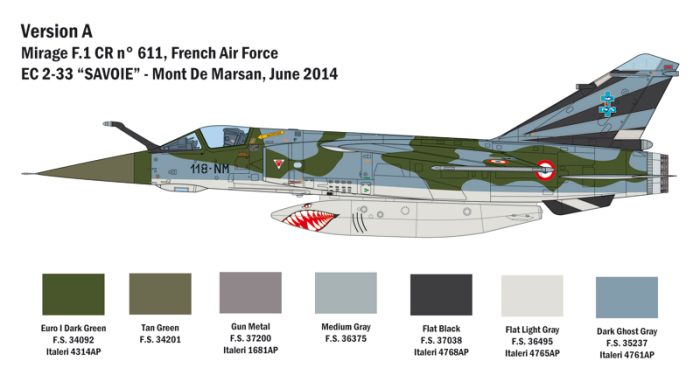 1-48 MIRAGE F1 CT-CR