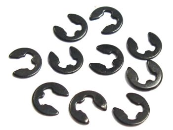 E-Clips (benzing) per alberi e perni con diametro 3,0mm