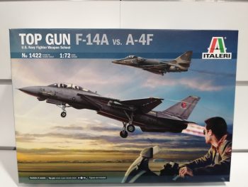 F14A e A 4F Top Gun set 2 modelli Italeri 1-72
