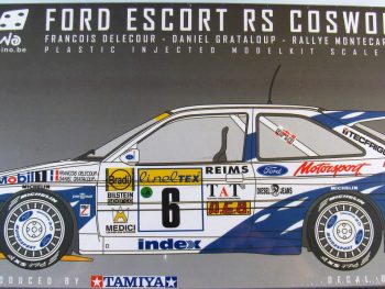 Kit 1-24 Ford Escort RS Cosworth Limited Edition Francois Delecour Daniel Grataloup + decal Cunico San Remo