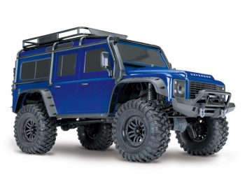 Trx-4 Land Rover Defender Trail Crawler Blu Traxxas