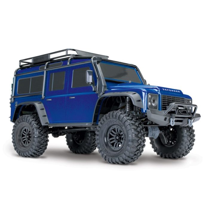 Trx-4 Land Rover Defender Trail Crawler Blu Traxxas