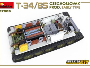 T-34-85 CZECHOSLOVAK PROD EARLY TYPE INTERIOR KIT MINIART 1-35