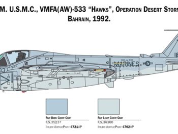 A 6E Intruder US Navy U.S.M.C. 1-72 Italeri