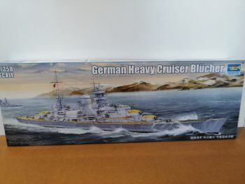 German Cruiser Blucher Kit trumpeter nave militare 1-350