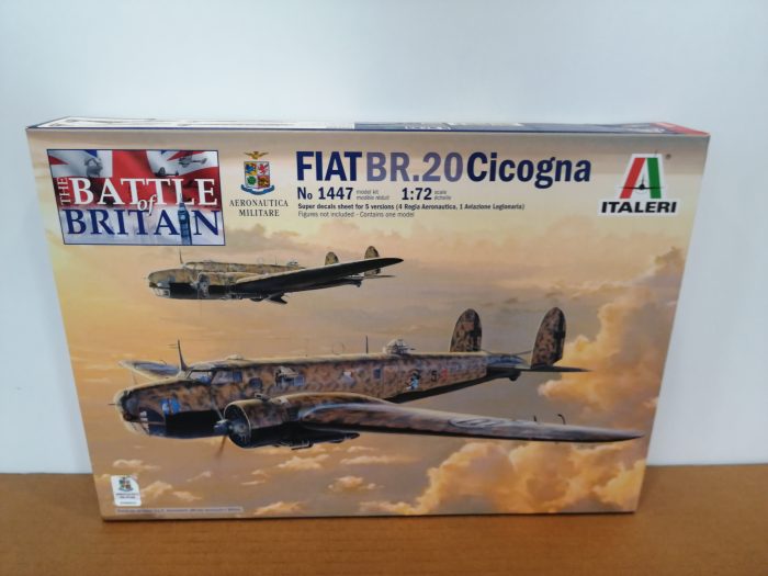 Fiat BR20 Cicogna 1-72 Italeri aereo militare