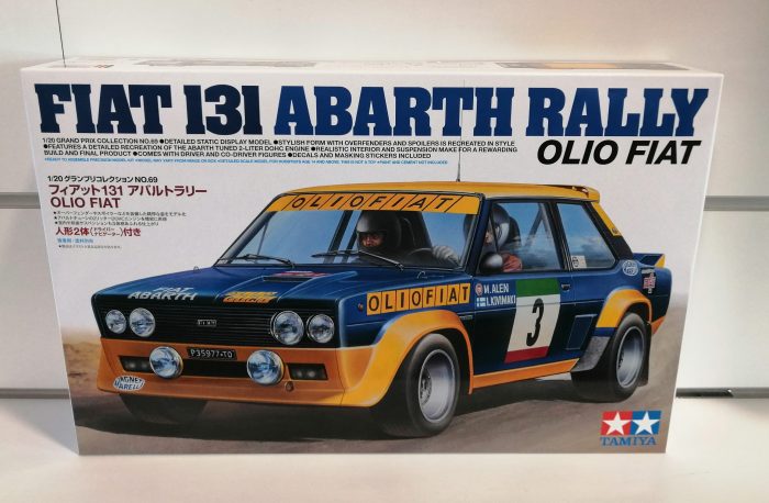 Fiiat 131 Abarth Rally Olio Fiat kit Tamiya 1-20