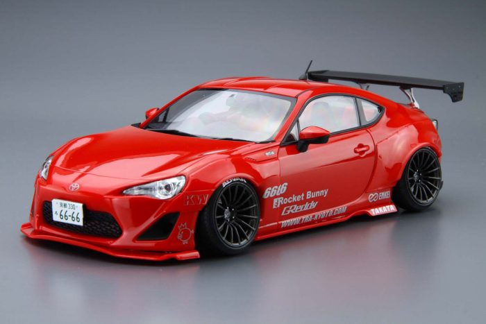 Toyota 86 Rocket Bunny auto da corsa 1-24 Aoshima