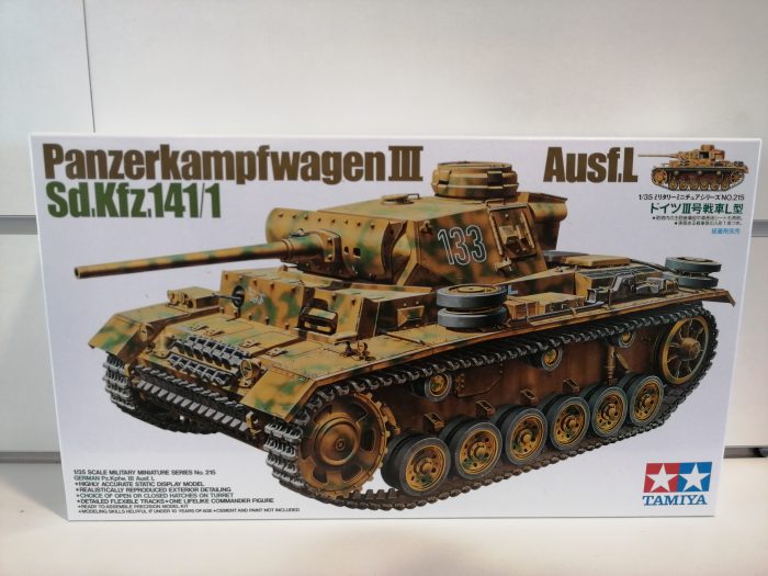 Panzer KPFW III Ausf L carro armato 1-35 tamiya