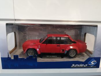 Fiat 131 Abarth 1980 Red stradale 1-18