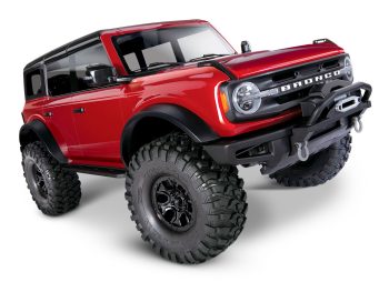 Ford Bronco 2021 TRX4 Traxxas Scaler rosso