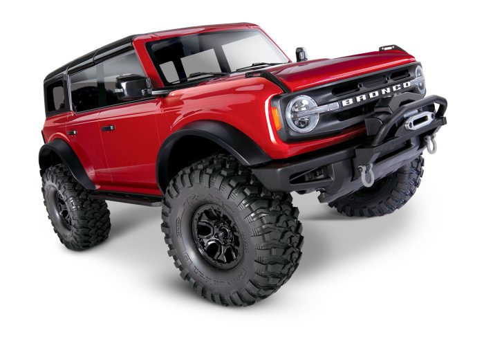 Ford Bronco 2021 TRX4 Traxxas Scaler rosso