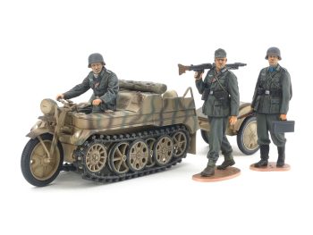 SD.KFZ.2 KETTENKRAFTRAD Mid Production moto cingolato tedesco 1-35 tamiya 35377