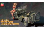 Kit di montaggio Hasegawa Jeep Willys