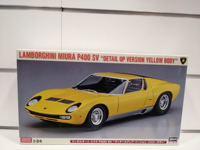 Lamborghini Miura P400sv yellow body 1-24 Hasegawa