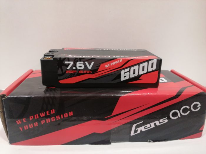 Gens ace 6000mAh 7.6V High Voltage120C lipo