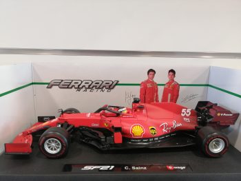 Ferrari SF21 F1 2021 Sainz n 55 Burago Diecast