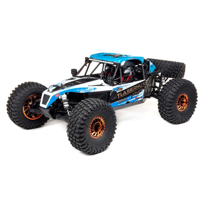 Lasernut U4 4WD Rock Racer Losi Brushless RTR with Smart and AVC Blue