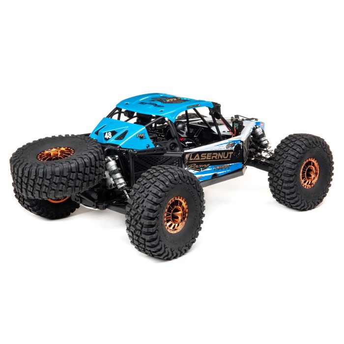 Lasernut U4 4WD Rock Racer Losi Brushless RTR with Smart and AVC Blue