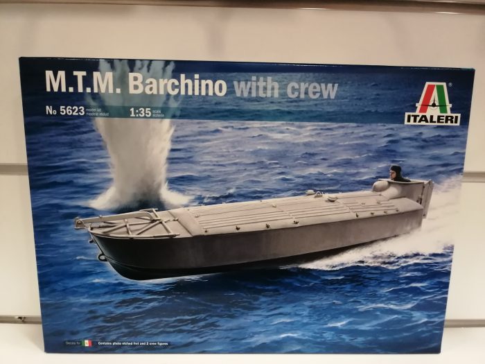 MTM Barchino con soldati 1-35 kit Italeri