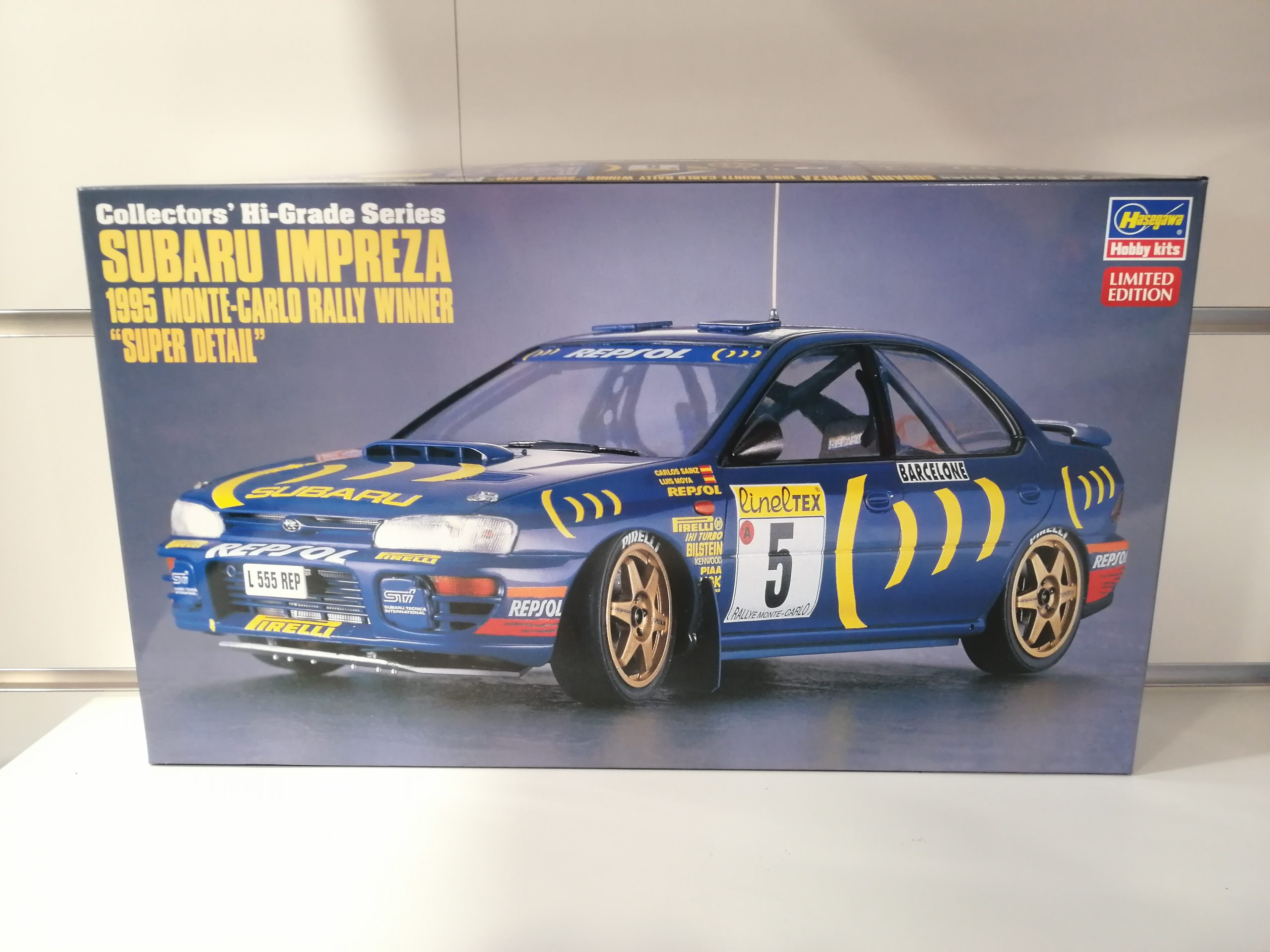 Subaru Impreza 1995 Rally Montecarlo kit hasegawa 1-24 super dettagli Subaru Impreza 1995 Rally Montecarlo kit hasegawa 1-24 super dettagli