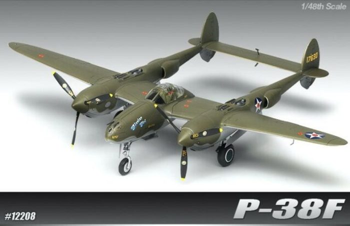 P38-F Lighting Glacier Girl 1-48 Academy