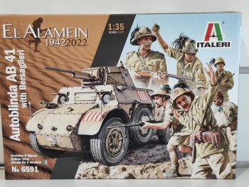 AB 41 con bersaglieri italiani 1-35 Italeri