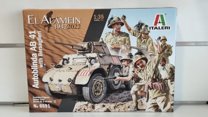 AB 41 con bersaglieri italiani 1-35 Italeri