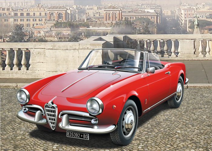 1-24 Italeri Giulietta spider 1600