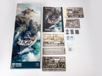 USS Arizona nave corazzata militare kit Eduard 1-350