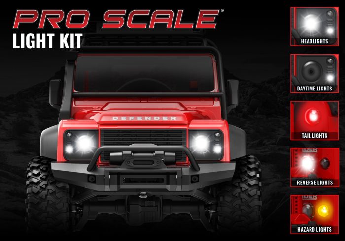 kit Luci led Pro-scale defender trx4M