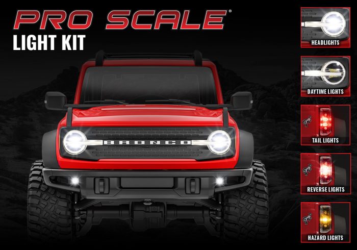 Kit luci PRO-SCALE Bronco TRX4M