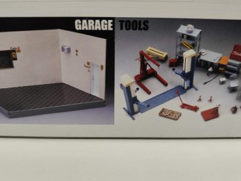 Garage completo con attrezzi e accessori 1-24 diorama