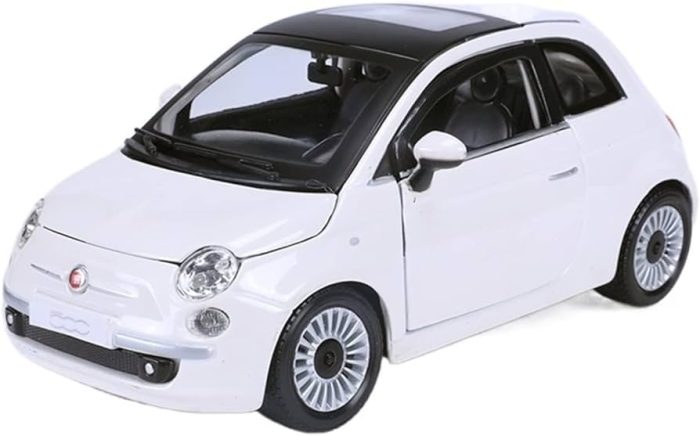 FIAT 500 BIANCO PANNA 1-24 DIECAST NEWRAY