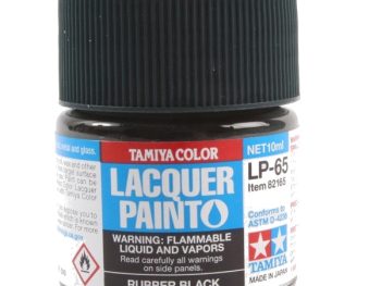 Rubber Black Lacquer Tamiya