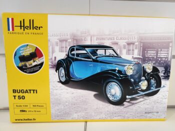 bugatti t50 heller 1-24 modellino statico