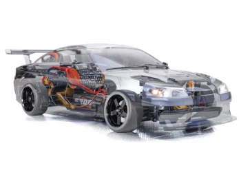 auto da drift in kit di montaggio rc Hobbyteck Over d10