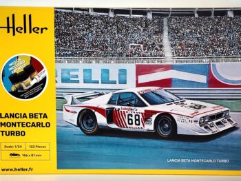Kit di montaggio Heller 1-24 auto da rally Lancia beta montecarlo