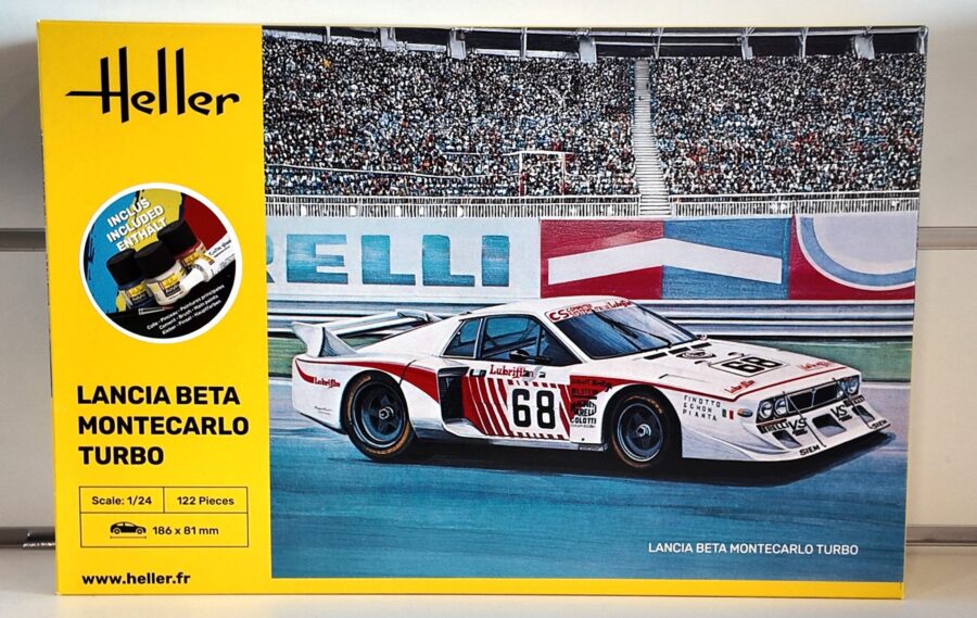heller 1-34 Lancia Beta Kit di montaggio Heller 1-24 auto da rally Lancia beta montecarlo