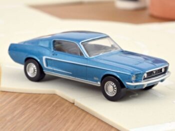 FORD MUSTANG FASTBACK 1968 ACAPULCO Blu diecast